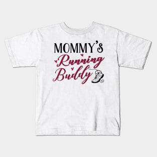 Running Mom and Baby Matching T-shirts Gift Kids T-Shirt